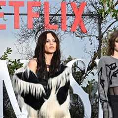 Jenna Ortega Wore a Black and White Valentino Look While Promoting ‘Wednesday’ Season 2 in Australia
