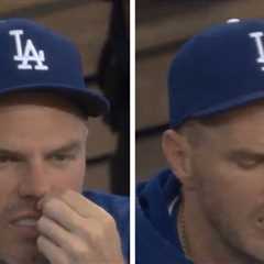 Freddie Freeman Caught On Dodgers Broadcast Ripping Out Nose Hair