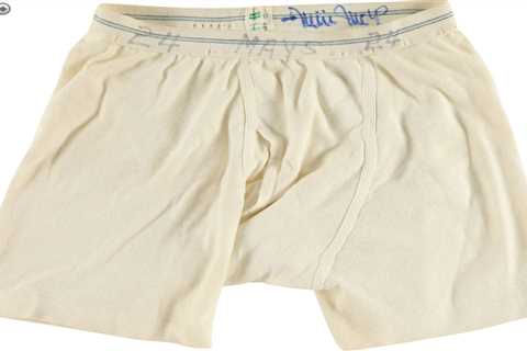 You can now own MLB legend Willie Mays’ signed and worn underwear as bizarre memorabilia hits..