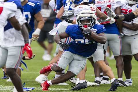 Devin Singletary showing he still belongs in Giants’ running back plans