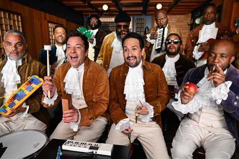 Lin-Manuel Miranda & Jimmy Fallon Perform ‘Hamilton’ Medley With Toy Instruments