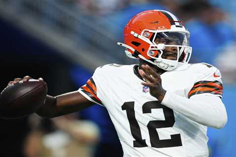 Deion Sanders couldn’t have been more excited for Shedeur’s two-touchdown Browns statement