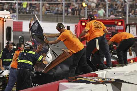 Stock car racing veteran dead in crash after mid-race medical emergency