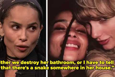 Taylor Swift Arguably Endured The Worst Possible Houseguests When She Let Zoë Kravitz And Her Mom,..
