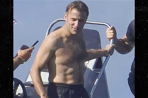 French President Emmanuel Macron Shows Off Abs, Rides Jet Ski