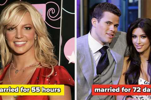 19 Celebs Whose Marriage Didn't Even Last A Year