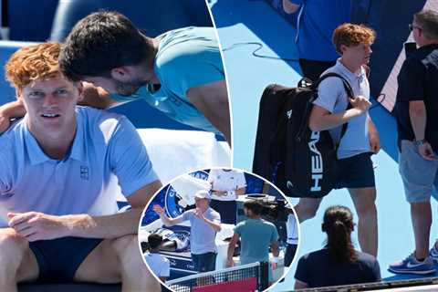 Hyped Jannik Sinner-Carlos Alcaraz championship match comes to abrupt end after five games