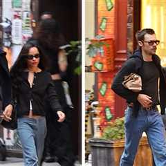 Harry Styles Wraps Arm Around Zoë Kravitz on Afternoon Stroll