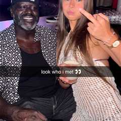 $43 million OnlyFans star Sophie Rain parties with Shaq in Vegas while celebrating 21st birthday