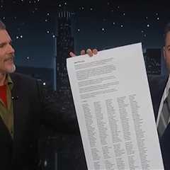 Ethan Hawke Brands Jimmy Kimmel a Free-Speech Hero on Second Night Back on Air