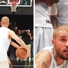 Justin Bieber Suits Up For Basketball Game, Helps Lead Team To Victory