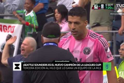 Miami’s Luis Suárez spits on Seattle staffer after instigating wild postgame brawl
