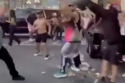 Massive soccer fan brawl erupts after chaotic Leagues Cup finale