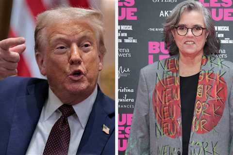 Donald Trump Posted An Unhinged Photoshopped Picture Of Rosie O'Donnell, And Here's How She..
