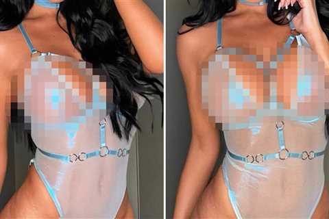 Guess The Sexy Lady In Blue Lingerie!