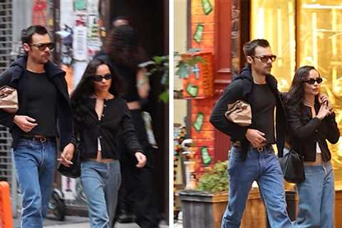 Harry Styles Wraps Arm Around Zoë Kravitz on Afternoon Stroll