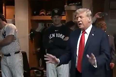 Donald Trump Visits Yankee Stadium On 9/11 Anniversary, Pumps Up Players W/ Speech