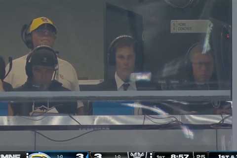 NFL explains why Tom Brady is allowed in Raiders coaches’ box after ‘MNF’ sighting