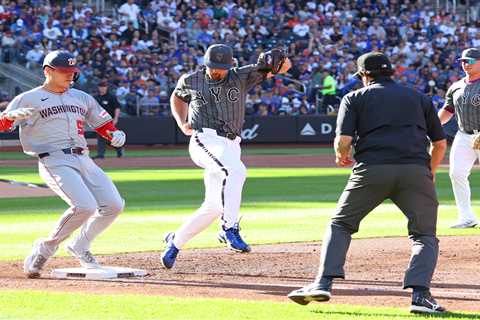 Comedy of errors haunt Mets in ugly inning against Nationals