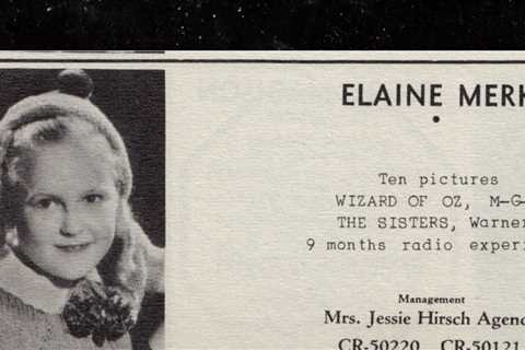 'The Wizard of Oz' Munchkin Elaine Merk Binder Dead at 94