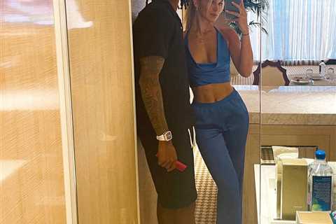 Mavericks’ D’Angelo Russell shares photos from lavish engagement to model girlfriend