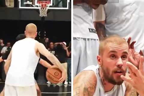 Justin Bieber Suits Up For Basketball Game, Helps Lead Team To Victory