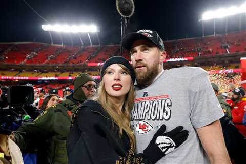 Taylor Swift Supports Travis Kelce at Chiefs Game Hours After Attending Selena Gomez’s Wedding