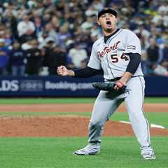 Tigers nip Mariners in 11 innings to steal Game 1 road victory