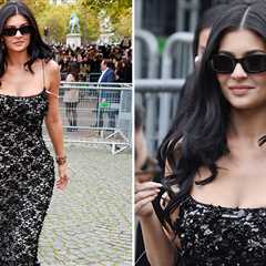 Kylie Jenner Wows as She Attends Miu Miu Show at Paris Fashion Week