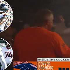 Why Broncos’ locker room was filled with smoke after win over Eagles