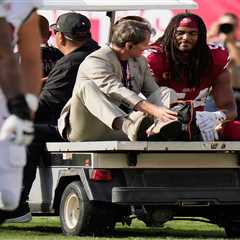 Fred Warner carted off with gruesome ankle injury in gutting 49ers scene