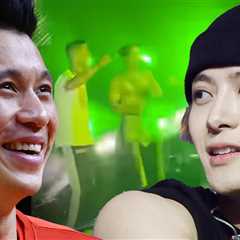 Jeremy Lin 'Twerks' Onstage At Jackson Wang Concert
