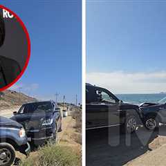 Gene Simmons Car Crash Aftermath Video Shows SUV Smashed Into Truck in Malibu