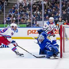 Rangers’ offensive floundering continues in OT loss to Maple Leafs