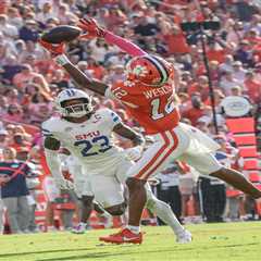 Clemson receiver Bryant Wesco Jr. hospitalized with ‘serious’ neck injury