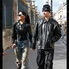 Romeo Beckham and Kim Turnbull Hold Hands in Paris