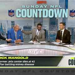 Rex Ryan breaks down in tears on ESPN after news of Nick Mangold’s death at 41