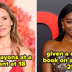 Kristen Bell Was Given Crayons In A Restaurant At Age 18, And More Short Celebrities Who Have Had..