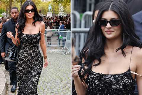 Kylie Jenner Wows as She Attends Miu Miu Show at Paris Fashion Week