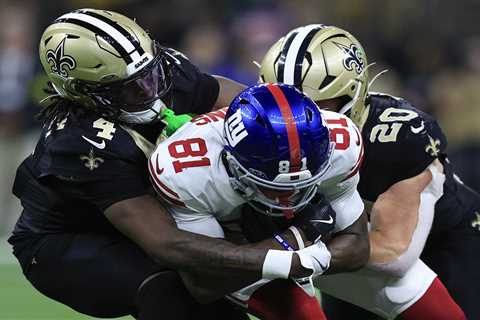 Giants’ Beaux Collins vows to learn from route-running mistake: ‘Horrible feeling’