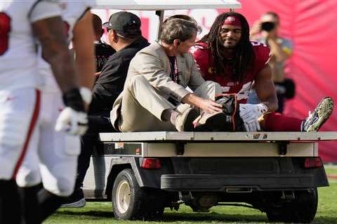 Fred Warner carted off with gruesome ankle injury in gutting 49ers scene