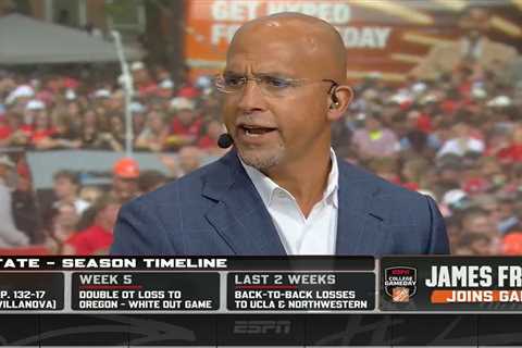 Defiant James Franklin breaks silence on ‘quick’ Penn State firing during ‘College GameDay’..