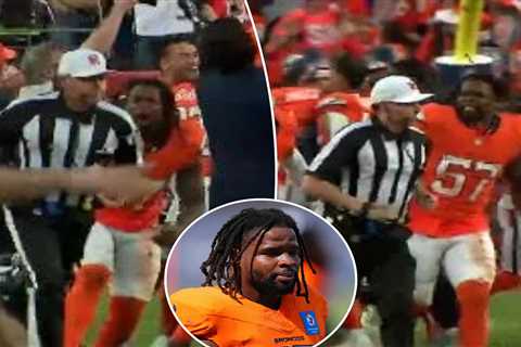 Broncos’ Dre Greenlaw suspended for threatening referee after thrilling win over Giants