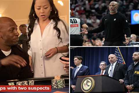 Chauncey Billups seen in 2019 photo playing poker with 2 others in bombshell gambling indictment