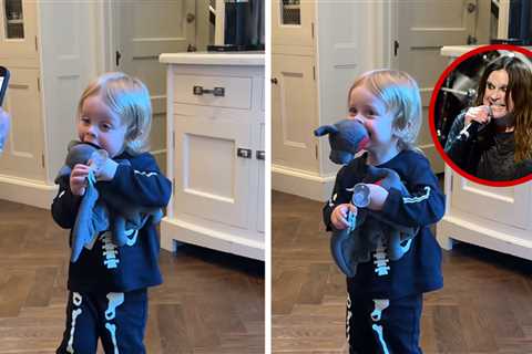 Ozzy Osbourne's Grandson Bites Off Bat's Head in Adorable Halloween Video