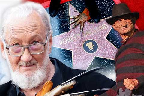 Freddy Krueger Star Robert Englund Brings Claw Glove to Hollywood Star Ceremony