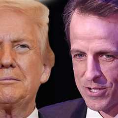Donald Trump Suggests Seth Meyers' Jokes About Him Might Be Illegal