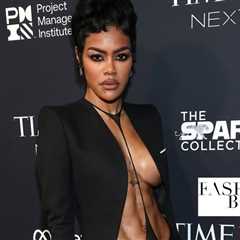 Teyana Taylor Looked AB-licious in a Black Tom Ford Cutout Dress at the Time 100 Gala