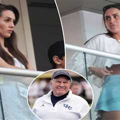 Bill Belichick’s daughter-in-law gives Jordon Hudson frosty reception during UNC game