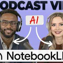 Turn NotebookLM into Podcast Videos Instantly (ZERO Editing!)